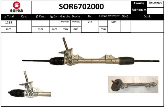 Steering Gear (SOR6702000)