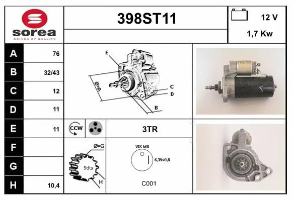 Starter (398ST11)
