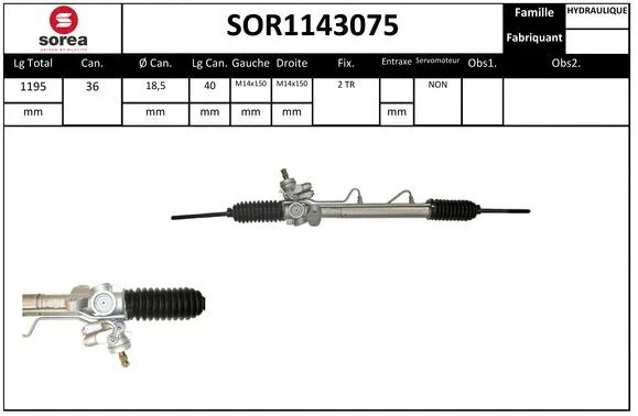 Steering Gear (SOR1143075)