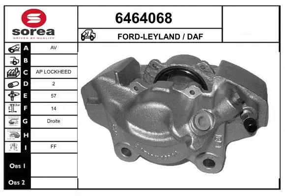 Brake Caliper (6464068)