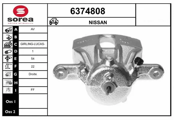 Brake Caliper (6374808)