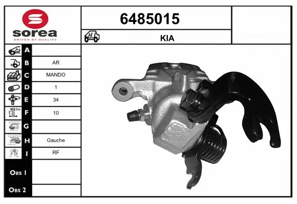 Brake Caliper (6485015)