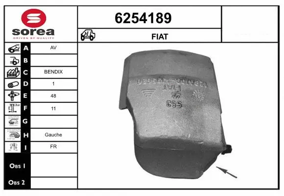 Brake Caliper (6254189)