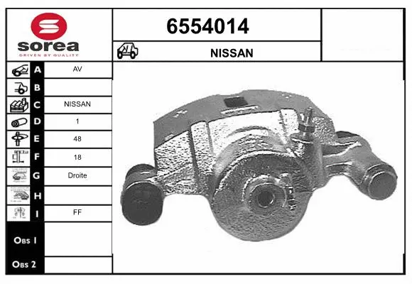 Brake Caliper (6554014)