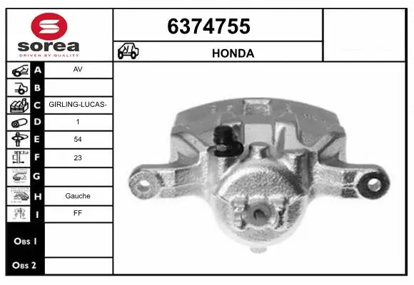 Brake Caliper (6374755)