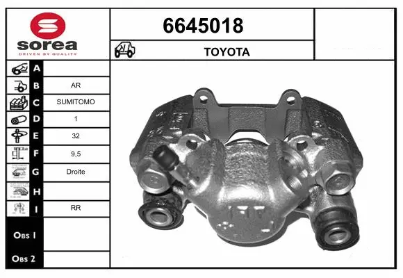 Brake Caliper (6645018)