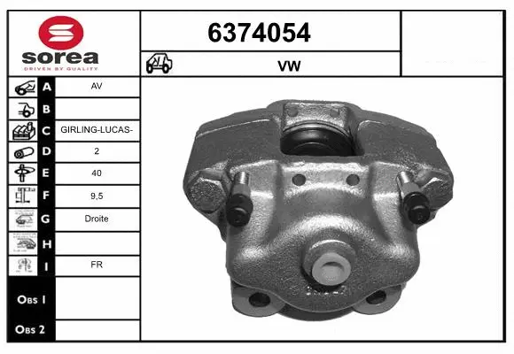 Brake Caliper (6374054)