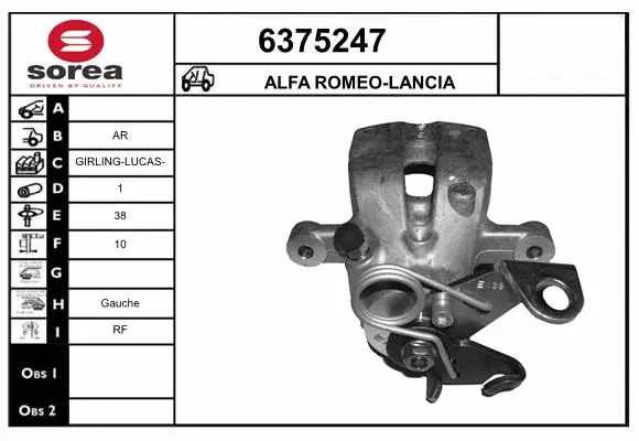 Brake Caliper (6375247)