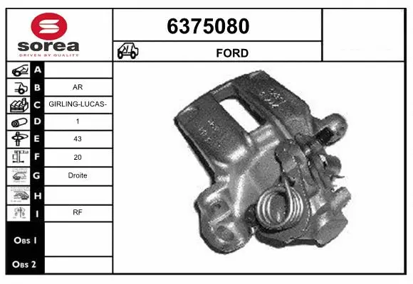 Brake Caliper (6375080)