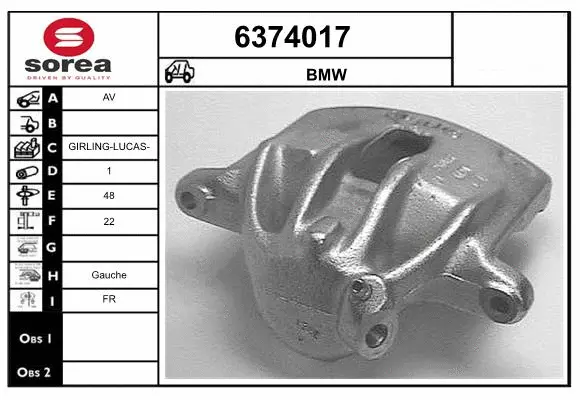 Brake Caliper (6374017)