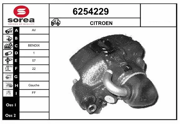 Brake Caliper (6254229)
