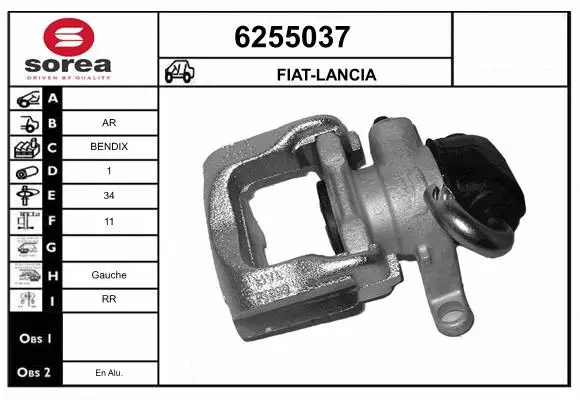 Brake Caliper (6255037)