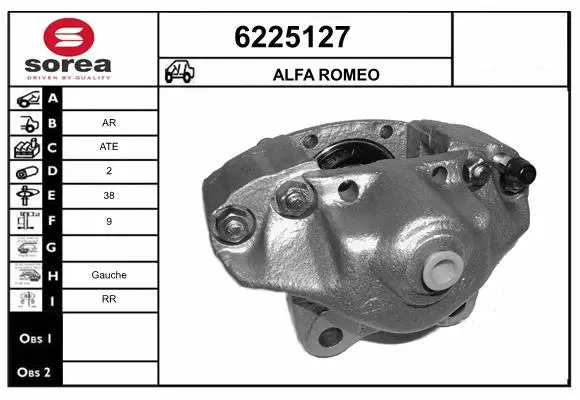 Brake Caliper (6225127)