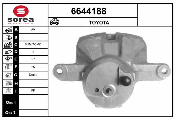 Brake Caliper (6644188)