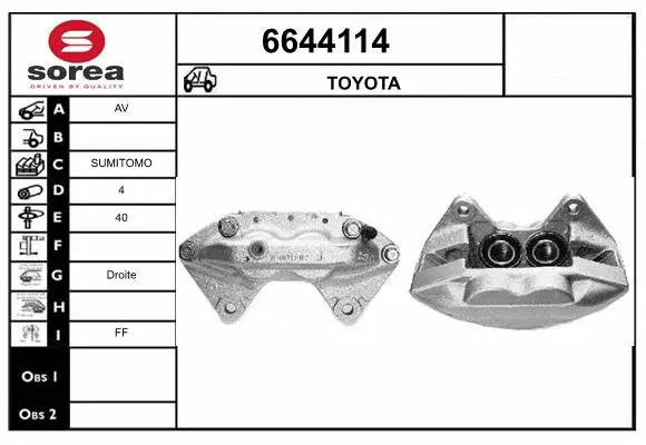 Brake Caliper (6644114)