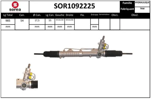 Steering Gear (SOR1092225)