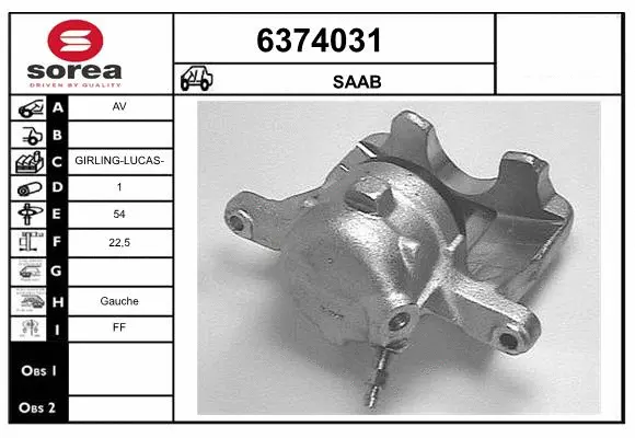 Brake Caliper (6374031)