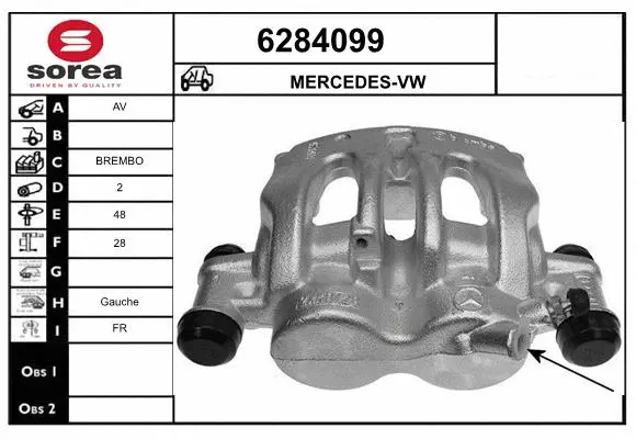 Brake Caliper (6284099)