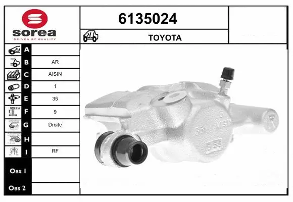 Brake Caliper (6135024)
