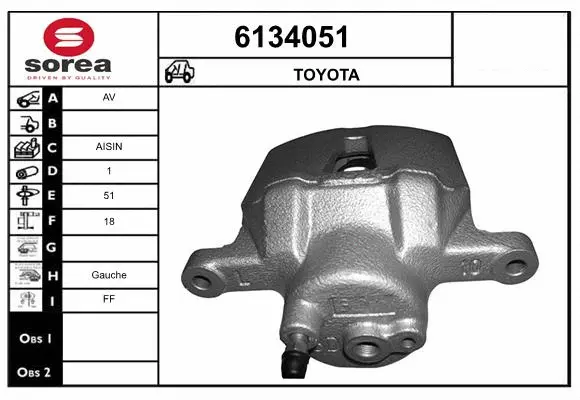 Brake Caliper (6134051)