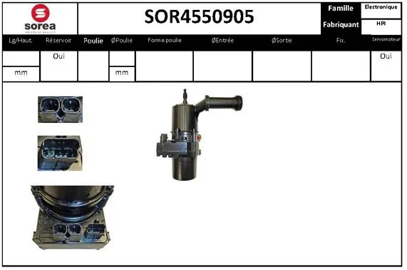 Hydraulic Pump, steering (SOR4550905)