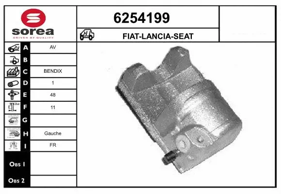 Brake Caliper (6254199)