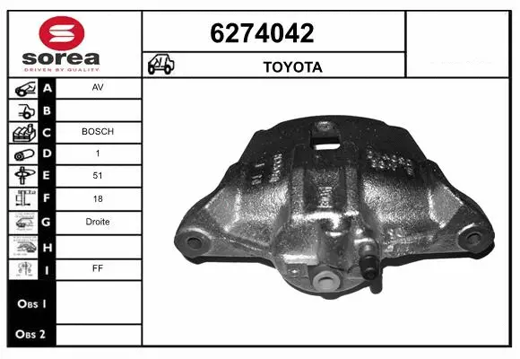 Brake Caliper (6274042)