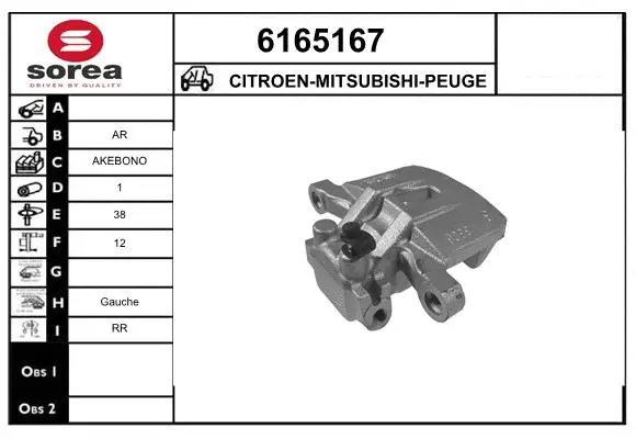 Brake Caliper (6165167)