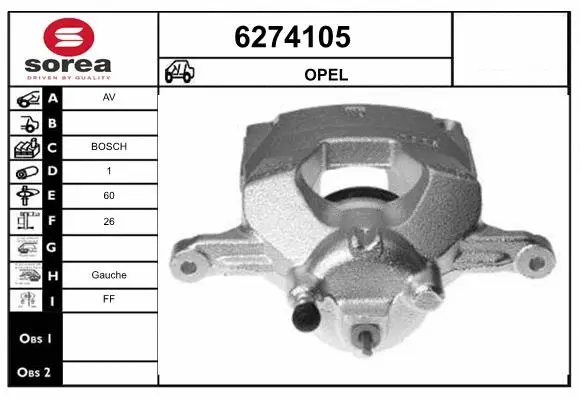 Brake Caliper (6274105)