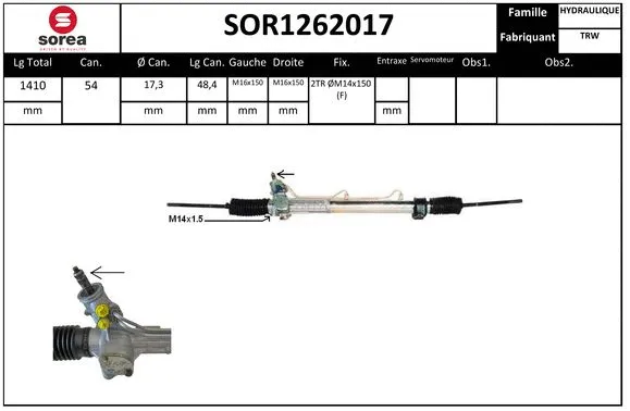 Steering Gear (SOR1262017)
