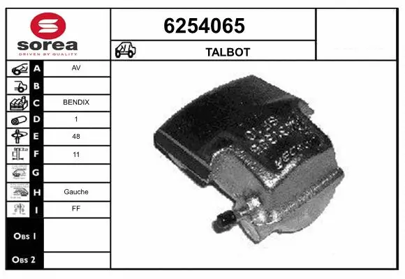 Brake Caliper (6254065)