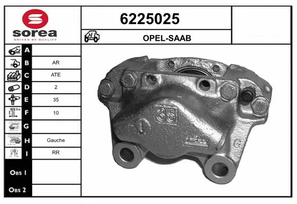 Brake Caliper (6225025)