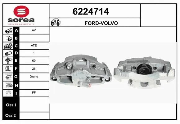 Brake Caliper (6224714)
