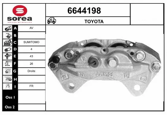 Brake Caliper (6644198)