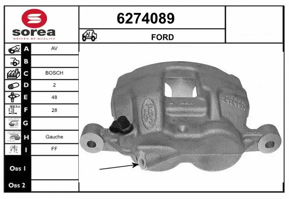 Brake Caliper (6274089)