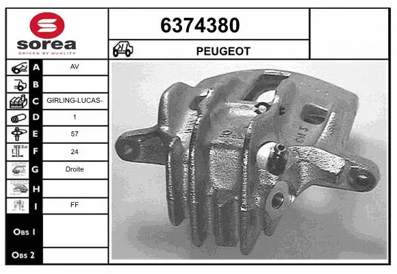 Brake Caliper (6374380)
