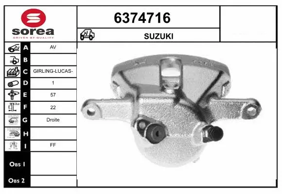 Brake Caliper (6374716)