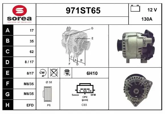 Alternator (971ST65)