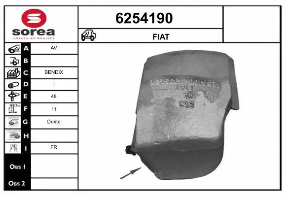 Brake Caliper (6254190)