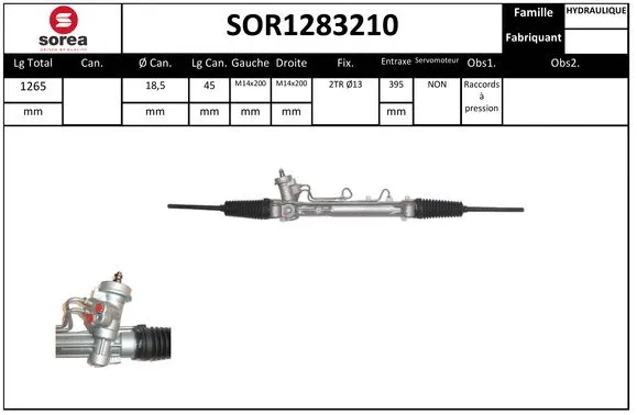 Steering Gear (SOR1283210)