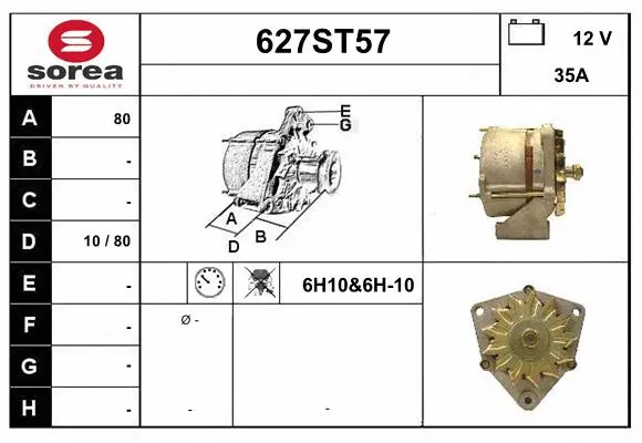 Alternator (627ST57)