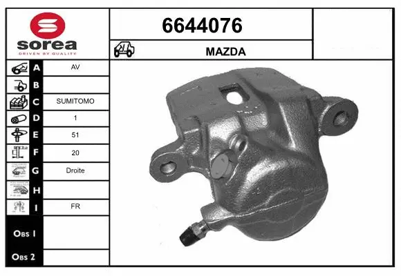 Brake Caliper (6644076)