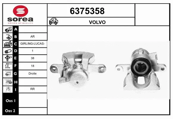 Brake Caliper (6375358)