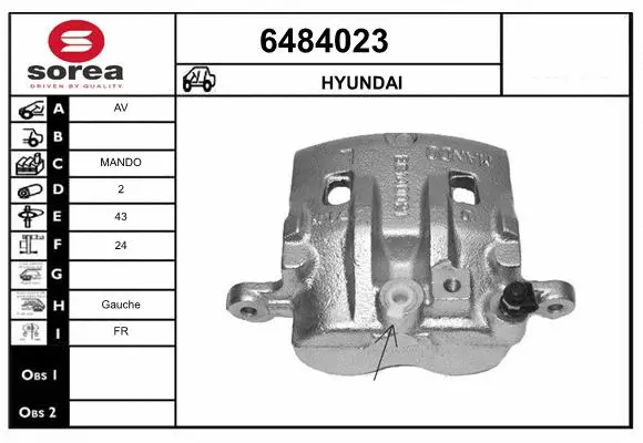 Brake Caliper (6484023)