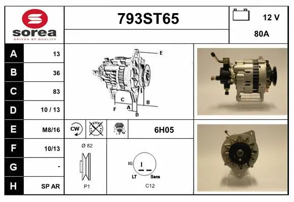 Alternator (793ST65)