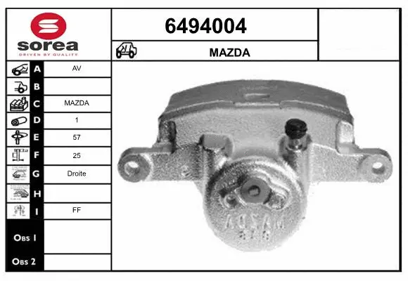 Brake Caliper (6494004)