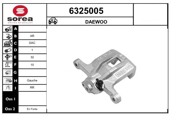Brake Caliper (6325005)