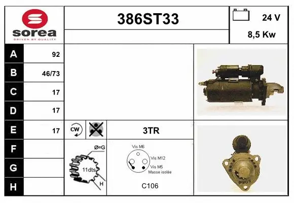 Starter (386ST33)