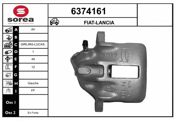 Brake Caliper (6374161)