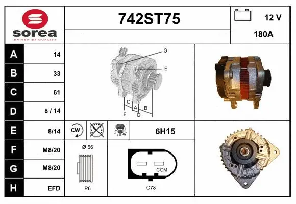 Alternator (742ST75)